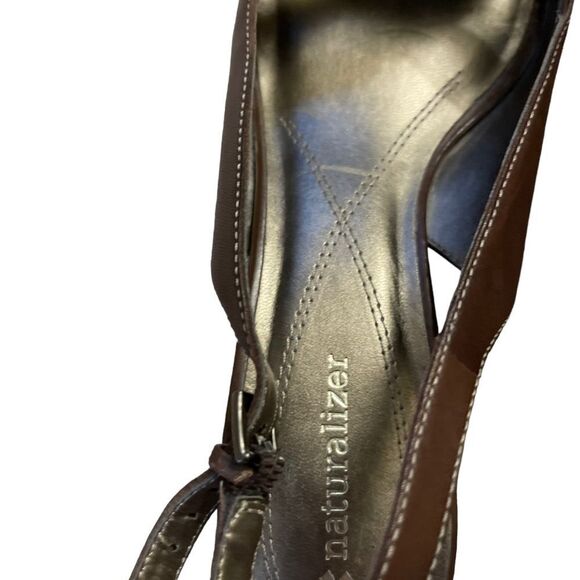 Naturalizer Sling Backs. Size 9.5. Barely Worn. - Picture 2 of 3